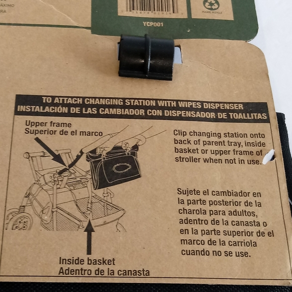 New Jeep Portable Changing Station Clips/Stroller - Picture 4 of 8
